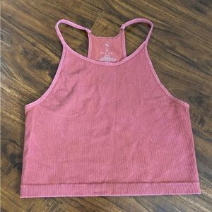 altar’d state red ribbed tank